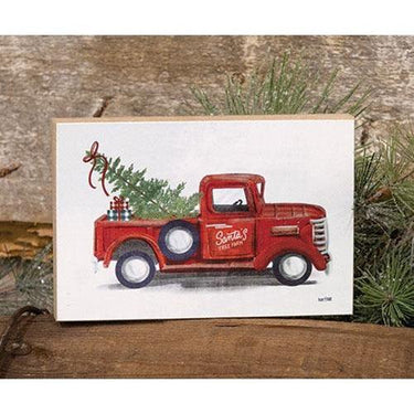 Santa's Tree Farm Block - The Fox Decor